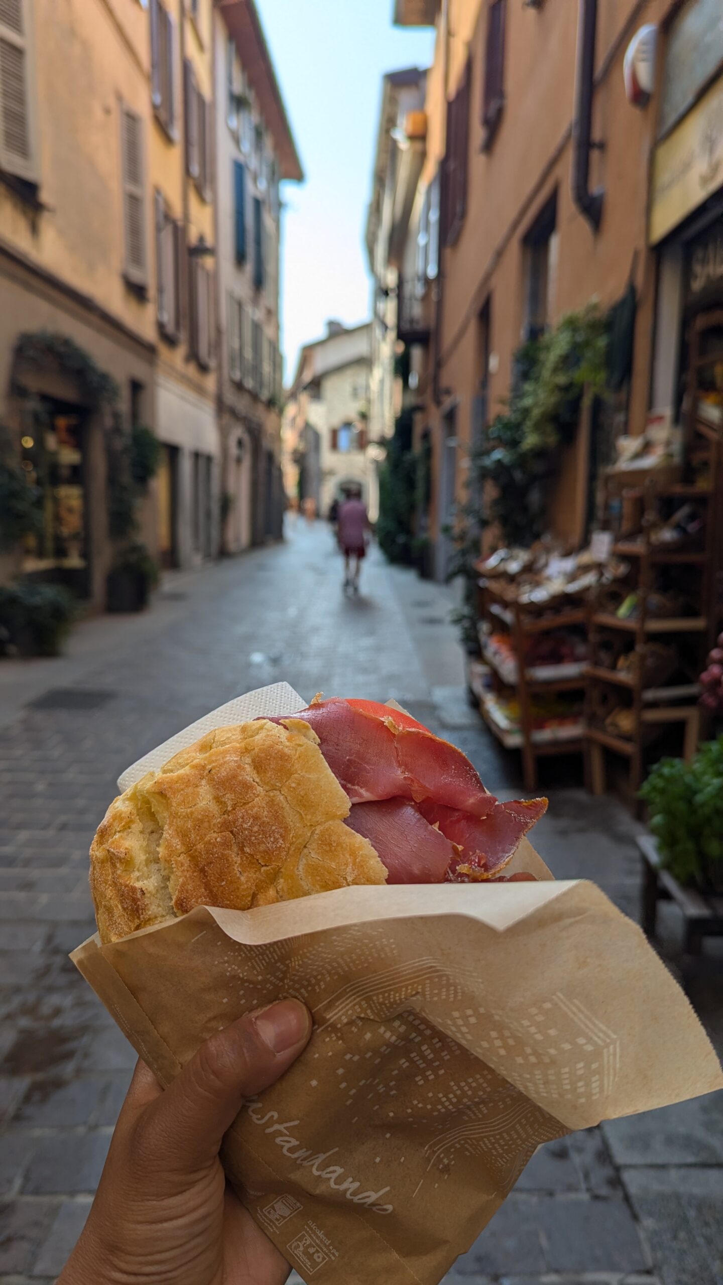 Sandwich on a travel day