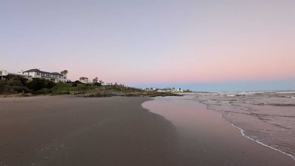 Coastal sunrise near La Pedrera